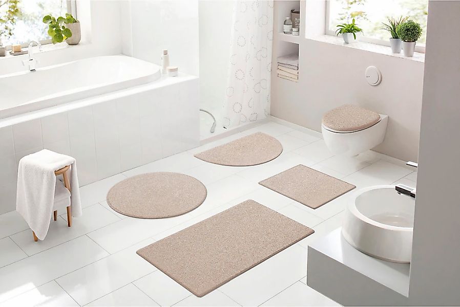 Grund Badematte "Melli" Höhe 17 mm rutschhemmend beschichtet fußbodenheizun günstig online kaufen