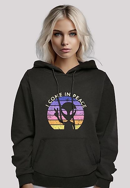 F4NT4STIC Kapuzenpullover Alien Peace Sunset Premium Qualität günstig online kaufen