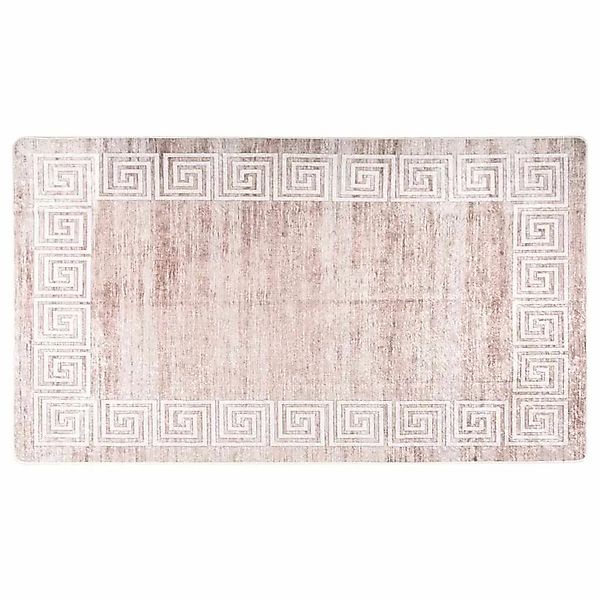vidaXL Teppich Waschbar Beige 190x300 cm Rutschfest 337944 günstig online kaufen
