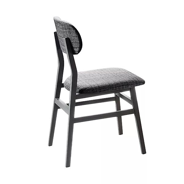 Gervasoni - Brick 223 Stuhl - grau/Gestell grau/Sitz und Rücken gepolstert/ günstig online kaufen