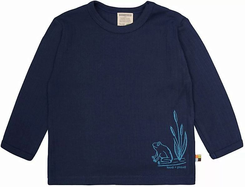 loud + proud Langarmshirt mit Druckmotiv Bio Baumwolle günstig online kaufen