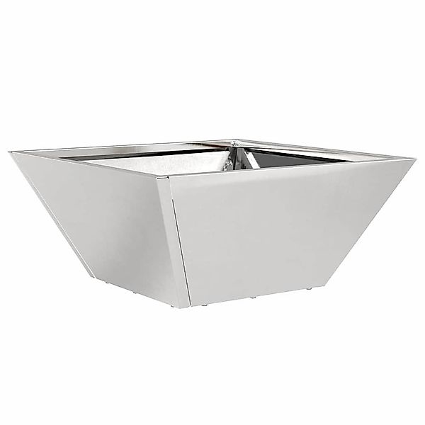 vidaXL Blumentopf Garten Schüssel Pflanzer Silber günstig online kaufen
