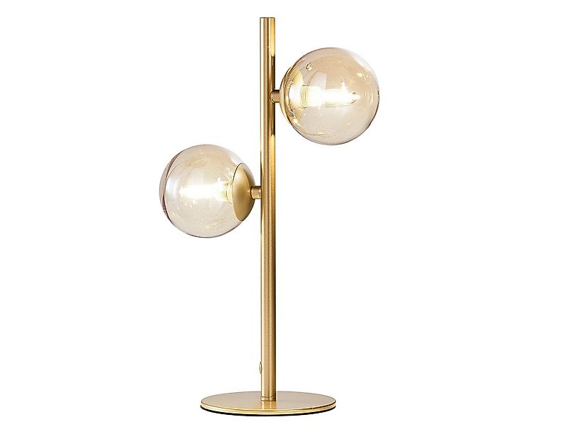 Luce Ambiente Design LED Nachttischlampe mit Glas-Kugeln, Höhe 40cm, Dimmfu günstig online kaufen