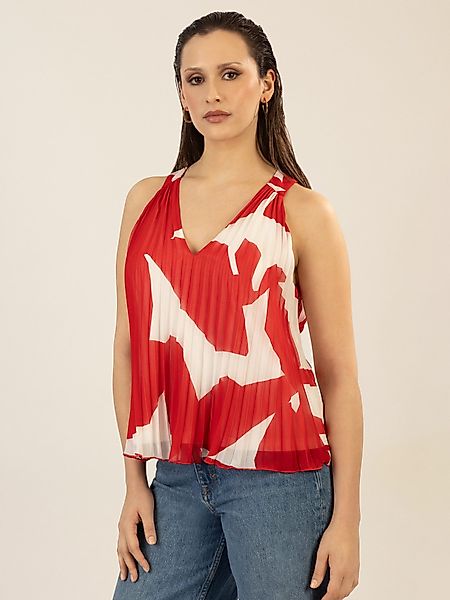 Apart Blusentop aus plissierten Chiffon, allover günstig online kaufen
