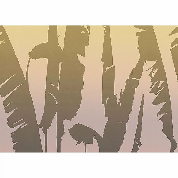 Komar Vliestapete Bahama Bananas 350 cm x 250 cm Gold günstig online kaufen