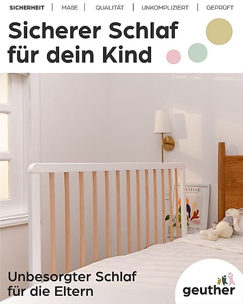 Geuther Bettschutzgitter Bettschutzgitter „Lissi“ – 60 cm hoch, 110 cm lang günstig online kaufen