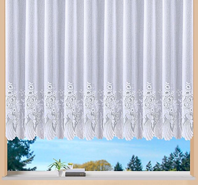 Weckbrodt Gardine »Savannah«, (1 St.), Jacquard, strukturiert, halbtranspar günstig online kaufen