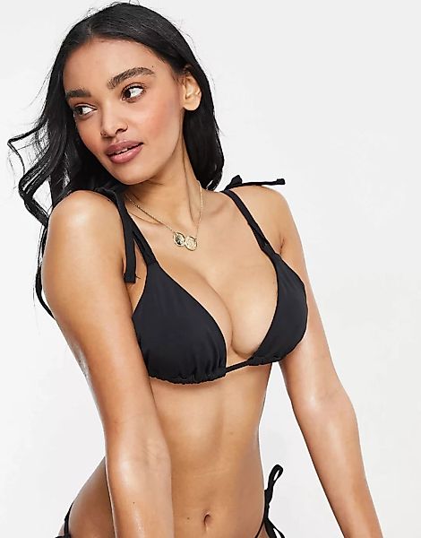 ASOS DESIGN – Größere Brust – Mix and Match – Triangel-Bikinioberteil aus r günstig online kaufen