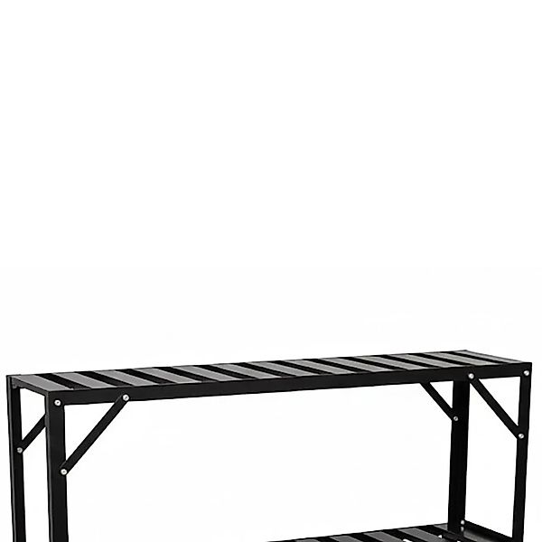 Halls Top Regal für Standalone-Tisch 121 cm x 26 cm Schwarz günstig online kaufen