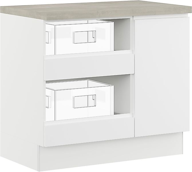 IMPULS KÜCHEN Mehrzweckschrank-Set "Warschau", (4 St.), Vielfältige Variant günstig online kaufen