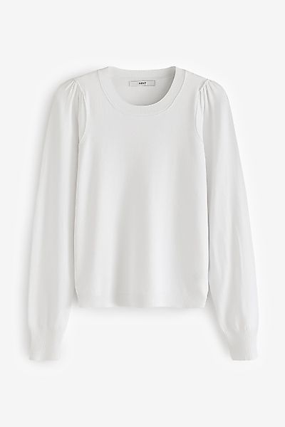 Next Rundhalspullover Langärmliger Pullover mit Rundhalsausschnitt günstig online kaufen