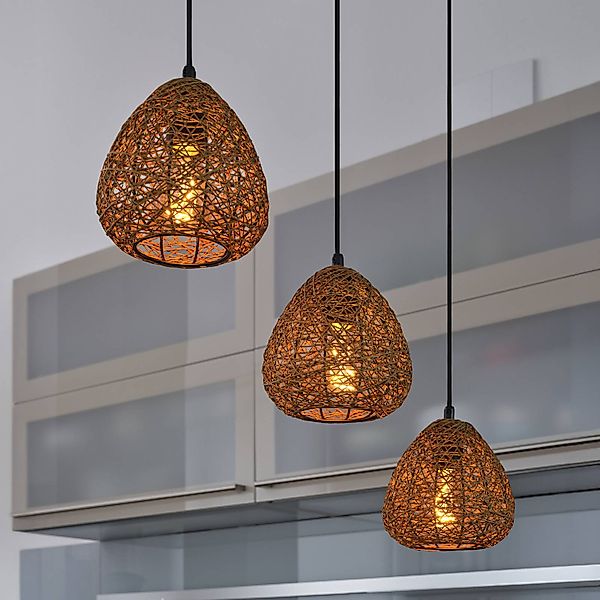 OSRAM Hängelampe Decor Paper Drop, 3-fl. lang, beige, E27 günstig online kaufen