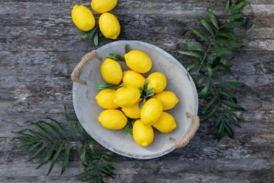 HOME Living Deko-Zitrone SPAR-SET 2x Deko-Zitrone Dekoobjekte gelb günstig online kaufen