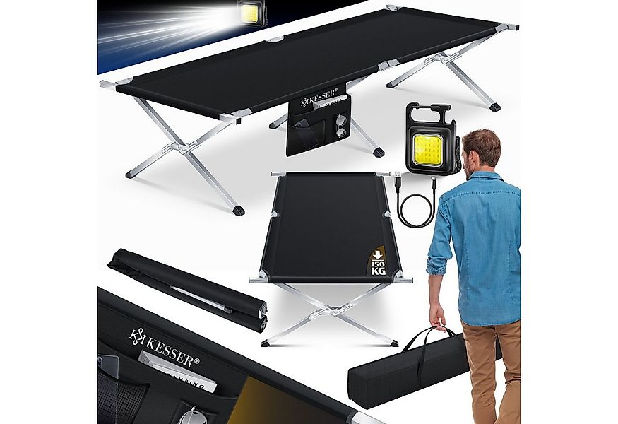 KESSER Bett, Campingbett Klappbett Inkl.Tragetasche und Seitentasche Stab günstig online kaufen