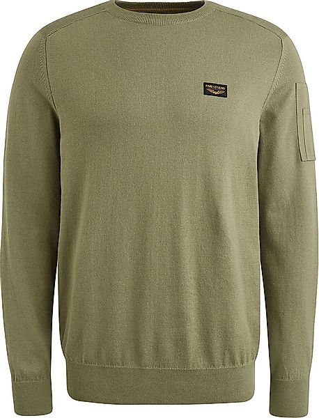 PME Legend American Classic Pullover Oil Grün - Größe S günstig online kaufen
