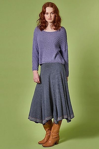 Himalaya Clothing Strickrock Rock Damen mit Diamantmuster - Midi Rock aus s günstig online kaufen