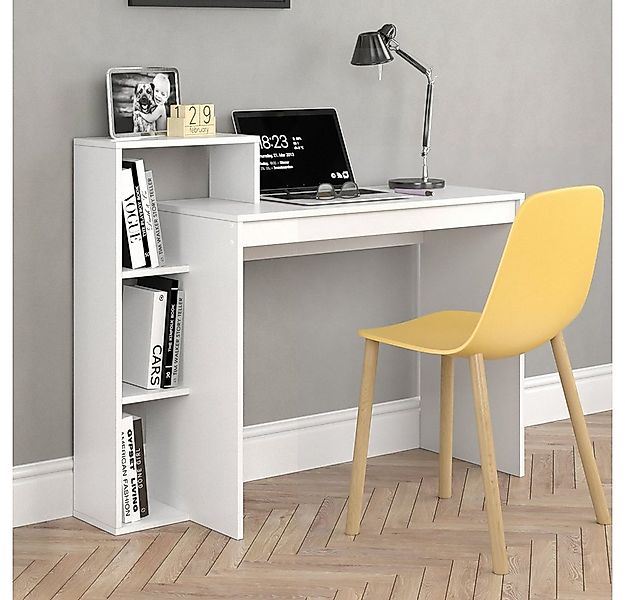 Vicco Schreibtisch Leo, Weiß, 110 x 40 cm, verstellbar günstig online kaufen