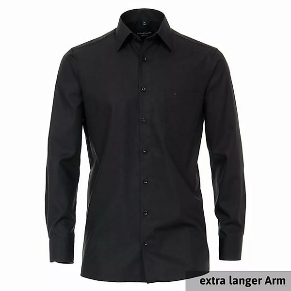 CASAMODA Businesshemd Große Größen Businesshemd extra langer Arm schwarz Ca günstig online kaufen