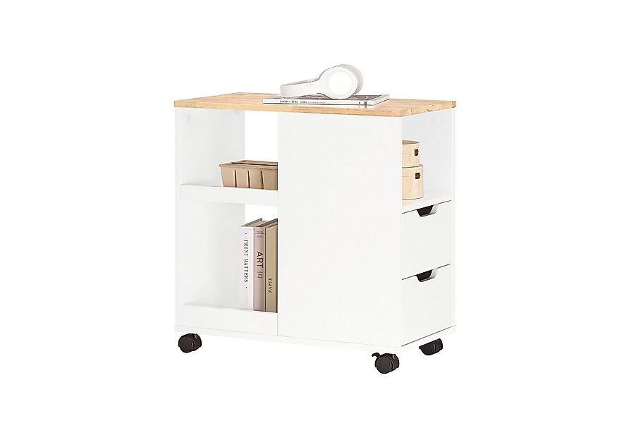 SoBuy Beistellwagen FBT130, Rollcontainer mit Schubladen, Aktenschrank, Dru günstig online kaufen