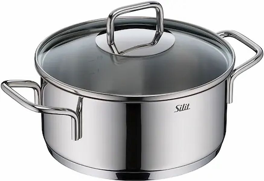 Silit Bratentopf »Extra Cook, mit Glasdeckel« 2 Stk. tlg. Edelstahl 18/10 günstig online kaufen