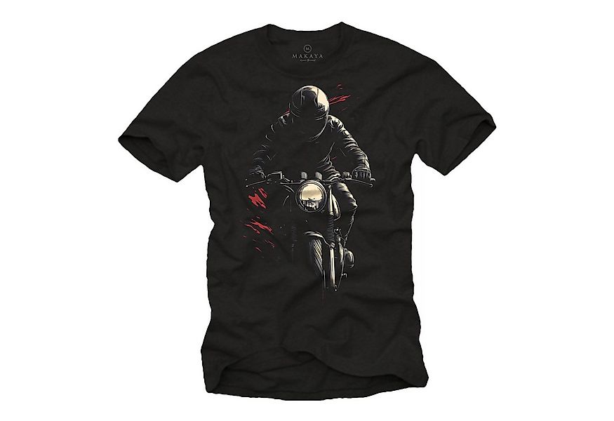 MAKAYA T-Shirt Bikershirt für Herren – Naked Bike Design für Motorradliebha günstig online kaufen