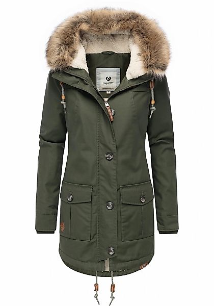 Ragwear Outdoorjacke "Jane YOUMODO", mit Kapuze, Leicht gefütterte Winterja günstig online kaufen