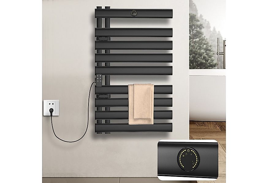 Clanmacy Badheizkörper Handtuchtrockner Elektrisch Handtuchwärmer 91x55cm S günstig online kaufen