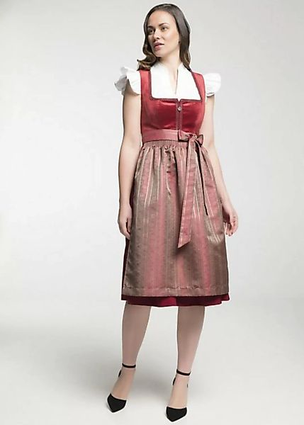 Spieth & Wensky Dirndl Diandra (1-tlg) mit Rüschenborte am Ausschnitt günstig online kaufen