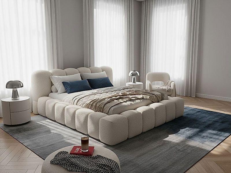 wonello Polsterbett Milia (das Original), Bett mit Bettkasten und Lattenros günstig online kaufen