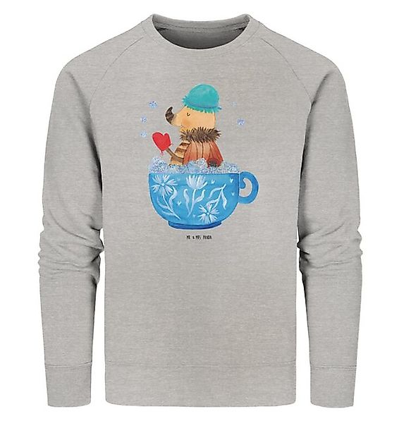 Mr. & Mrs. Panda Longpullover Nachtfalter Schaumbad Größe L - Heather Grey günstig online kaufen