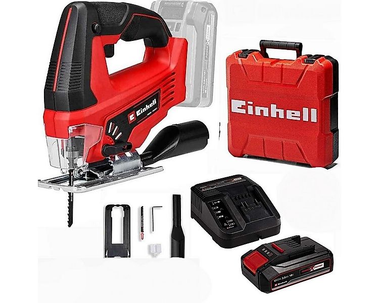 Einhell Akku-Pendelhubstichsäge Stichsäge TC-JS 18V Li, 1x 2,5 Ah Akku, Lad günstig online kaufen