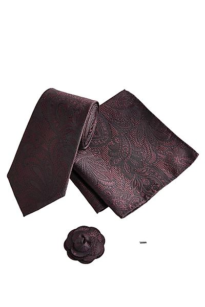 Next Krawatte Paisley-Krawatte, Einstecktuch und Krawattennadel günstig online kaufen