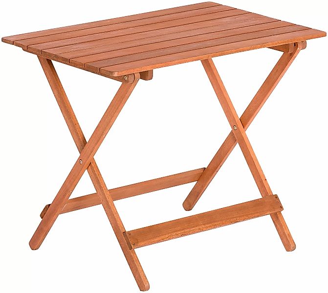 Merxx Klapptisch Rechteckig Braun 90 cm x 60 cm günstig online kaufen