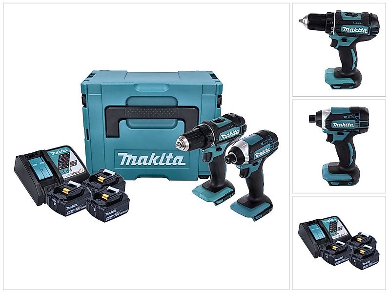Makita Akku-Schrauber DLX 2127 J1 Akku Combo Kit DDF 482 Z Akku Bohrschraub günstig online kaufen