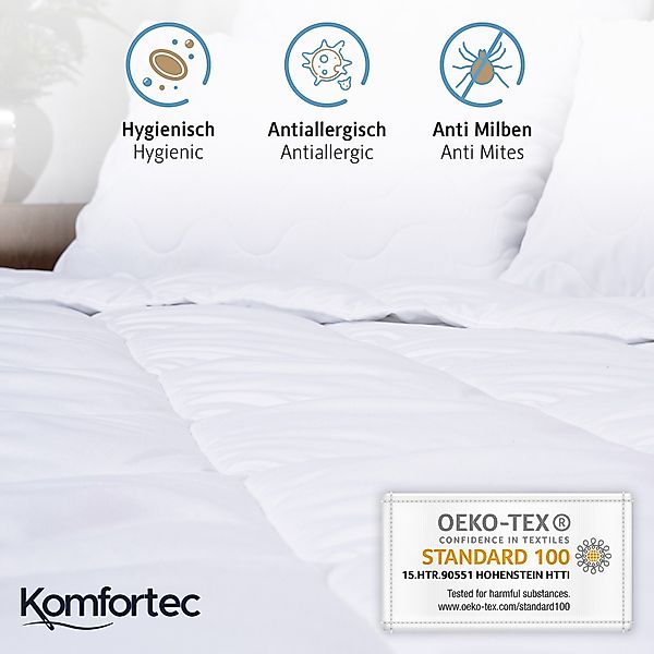 Komfortec Kunstfaserbettdecke,Bettdecken für Sommer und Winter, günstig online kaufen