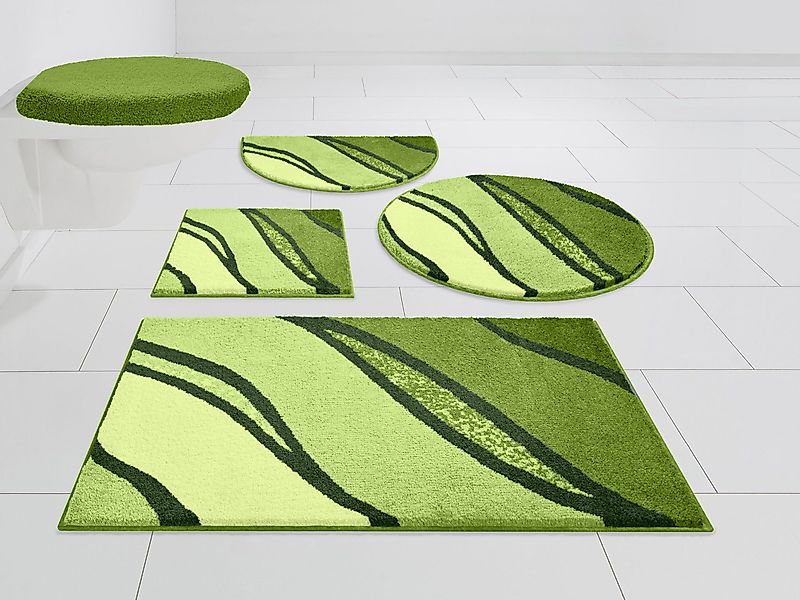 Grund Badematte "Belize, Badvorleger, Badezimmer Teppich, sehr weich" Höhe günstig online kaufen
