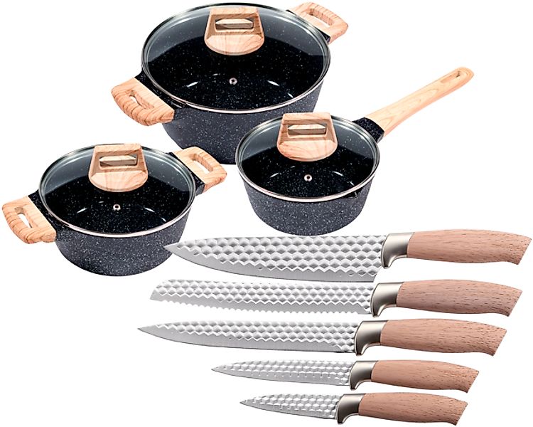 KING Topf-Set »»ESSENTIAL« Aluminiumguss, Induktion, Antihaftbeschichtung« günstig online kaufen
