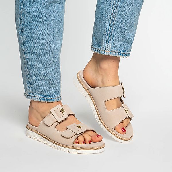 Ara Pantolette "KENT" Schlupfschuh, Hausschuh, Bequemschuh in Komfortweite günstig online kaufen