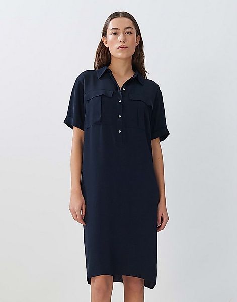 someday Hemdblusenkleid Blusenkleid QUINTY aus nachhaltiger Krepp Viskose günstig online kaufen