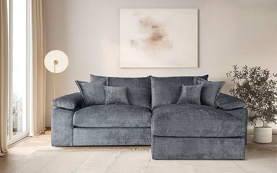 Home affaire Ecksofa Soft&Cosy XL L-Form, B: 246 cm, Mega-Sofa, Cord oder C günstig online kaufen