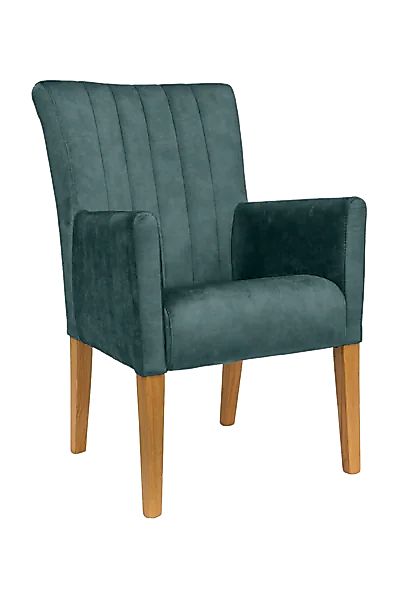 Home affaire Armlehnstuhl »King« () Esszimmerstuhl, Beingestell Massivholz günstig online kaufen