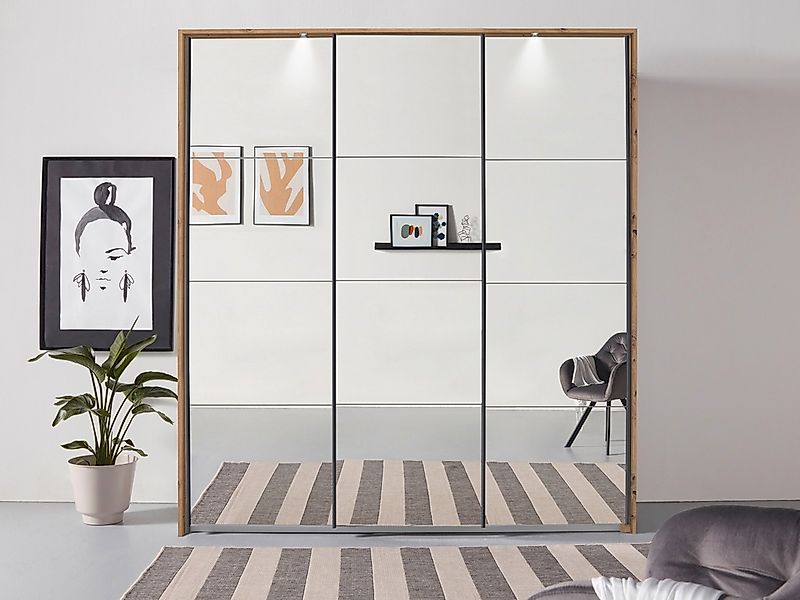 rauch Schwebetürenschrank "Kleiderschrank Schrank Garderobe OTELI inkl. 3 I günstig online kaufen