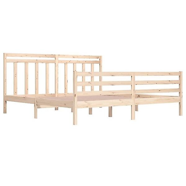 vidaXL Bettgestell Massivholzbett 200x200 cm Bett Bettgestell Doppelbett Be günstig online kaufen