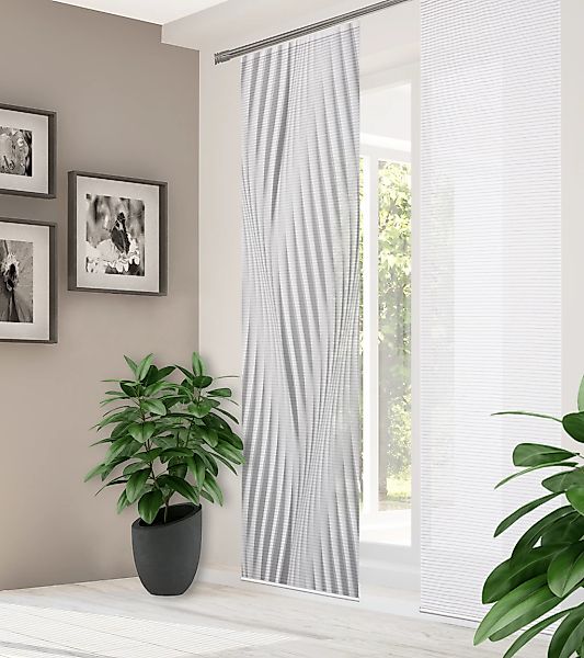 HOME in green Schiebegardine "RIWELO" Paneelwagen 1 Stk. tlg. DIGITALBEDRUC günstig online kaufen