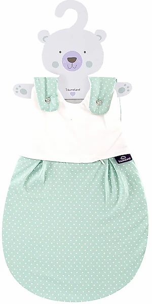 Träumeland Babyschlafsack »Außenschlafsack Pünktchen mint«, (1 tlg.) günstig online kaufen