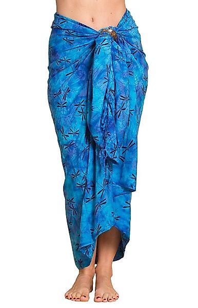 PANASIAM Pareo Sarong Wachsbatik Blautöne aus günstig online kaufen
