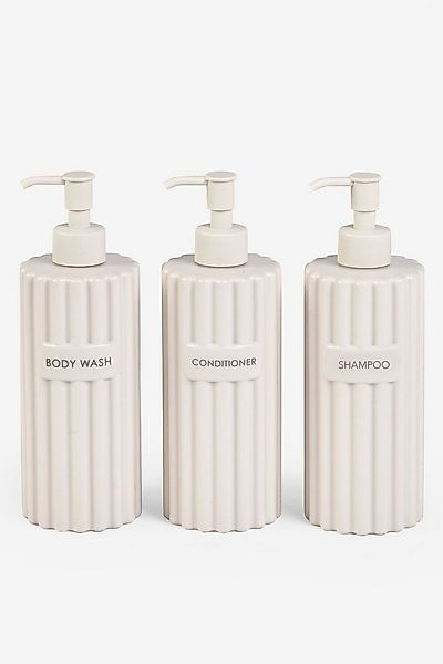 Next Seifenspender Set mit 3 wiederverwendbaren Spenderflaschen günstig online kaufen