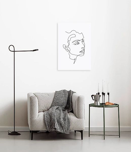 Komar Leinwandbild "Sketch me - Größe 40 x 60 cm" Natur 1 Stk. tlg. Keilrah günstig online kaufen
