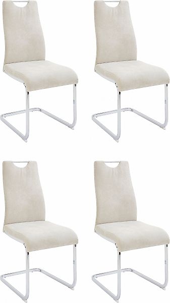 Home affaire Esszimmerstuhl "Milano" (Set) 4 Stk.Bezug in Microfaser oder C günstig online kaufen