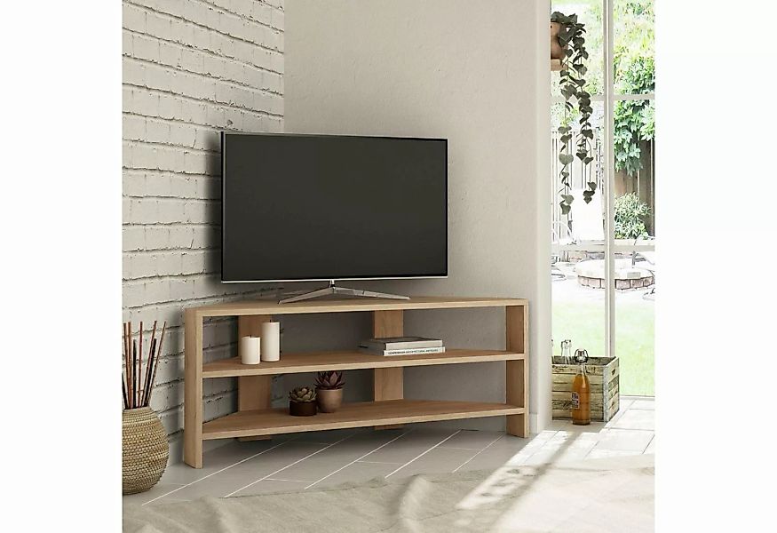 Decortie TV-Schrank Thales (1 set) Modernes Eck-Fernsehgerät Multimedia-Cen günstig online kaufen
